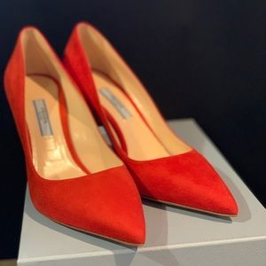 Prada suede pumps